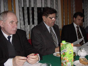 Od lewej: dyrektor szpitala Marian Tambor, prezes zarządu Fundacji Szpitala św. Anny Jan Szostak i burmistrz elekt Krzysztof Świerczek