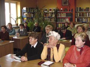 Uczestniczki szkolenia, bibliotekarki powiatu miechowskiego 